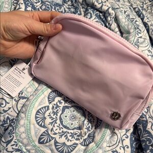 Lululemon Athletica Pink Cosmetic Bag Satin Finish